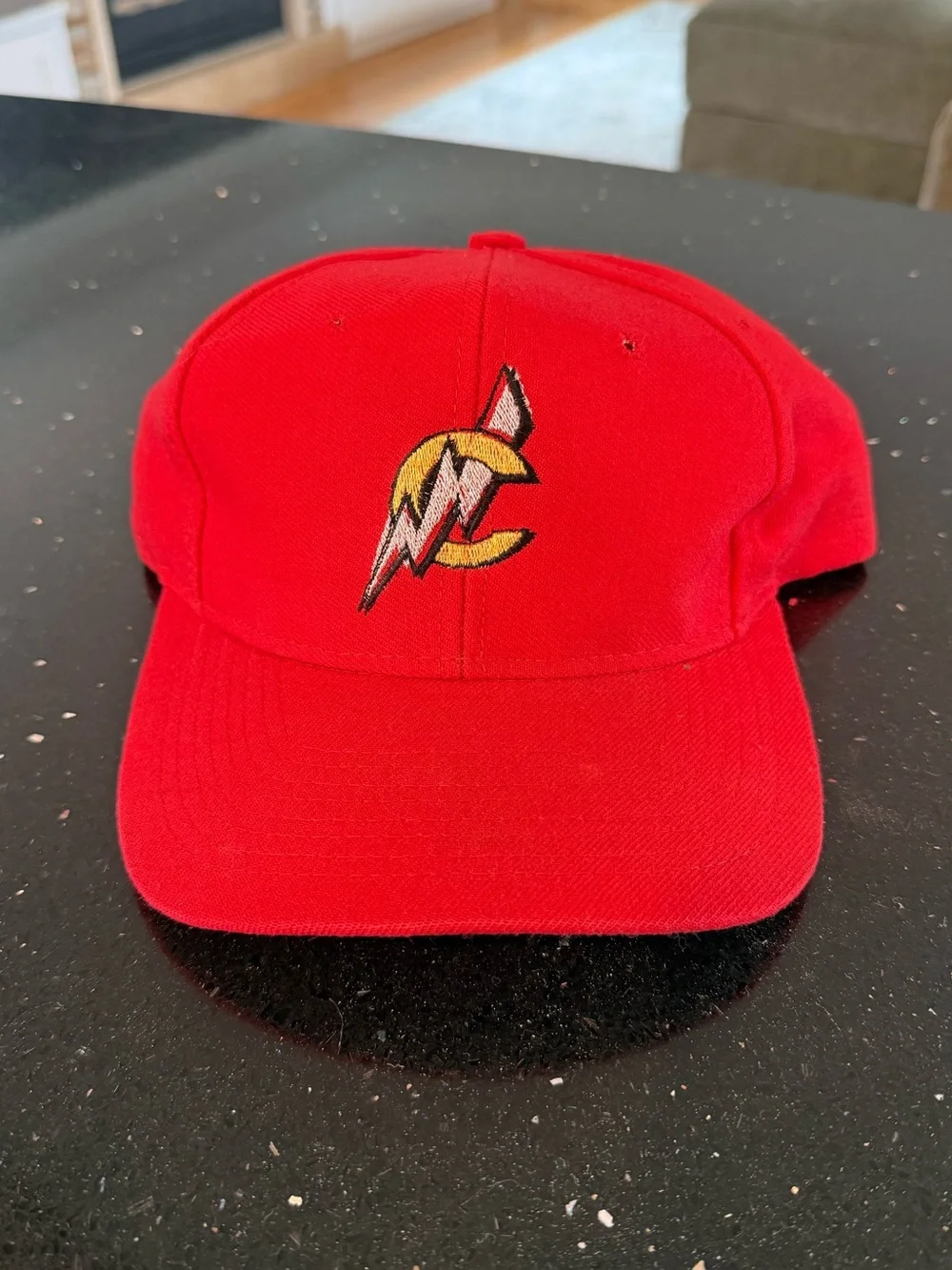 Vintage Hanna-Barbera Wacky Races Baseball Cap with Lightning Bolt Logo